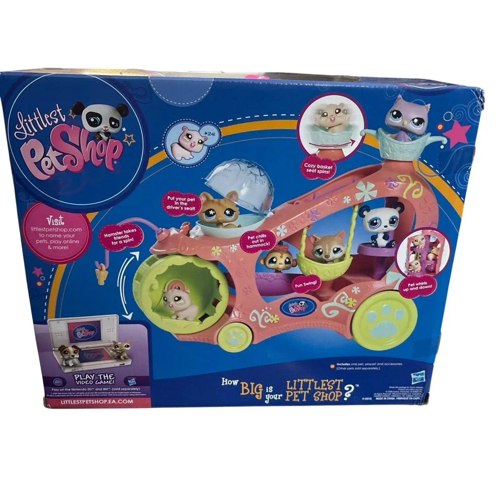 Hasbro Littlest Pet Shop Lps Paw Powered Cruiser Pet #1341 Retired 2009 New